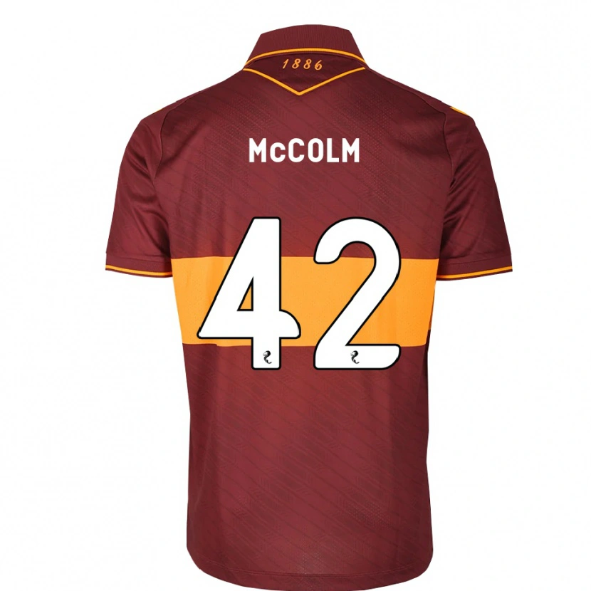 Danxen Heren Rocco Mccolm #42 Oranje Kastanjebruin Uitshirt Uittenue 2026/27 T-Shirt België