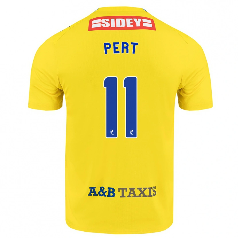 Danxen Heren Bailey Pert #11 Geel Blauw Zwart Uitshirt Uittenue 2026/27 T-Shirt België