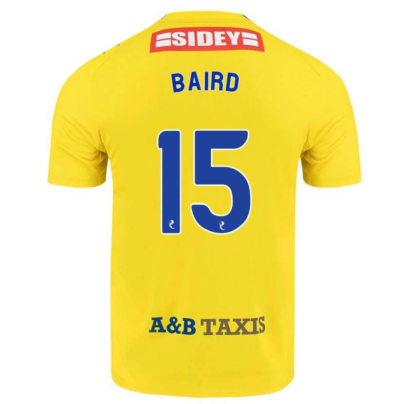 Danxen Heren Jack Baird #15 Geel Blauw Zwart Uitshirt Uittenue 2026/27 T-Shirt België