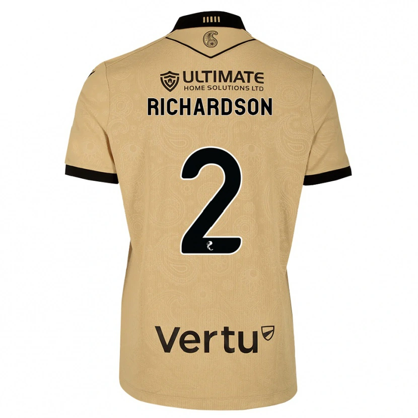 Danxen Heren Jayden Richardson #2 Burlywood Zwart Uitshirt Uittenue 2026/27 T-Shirt België