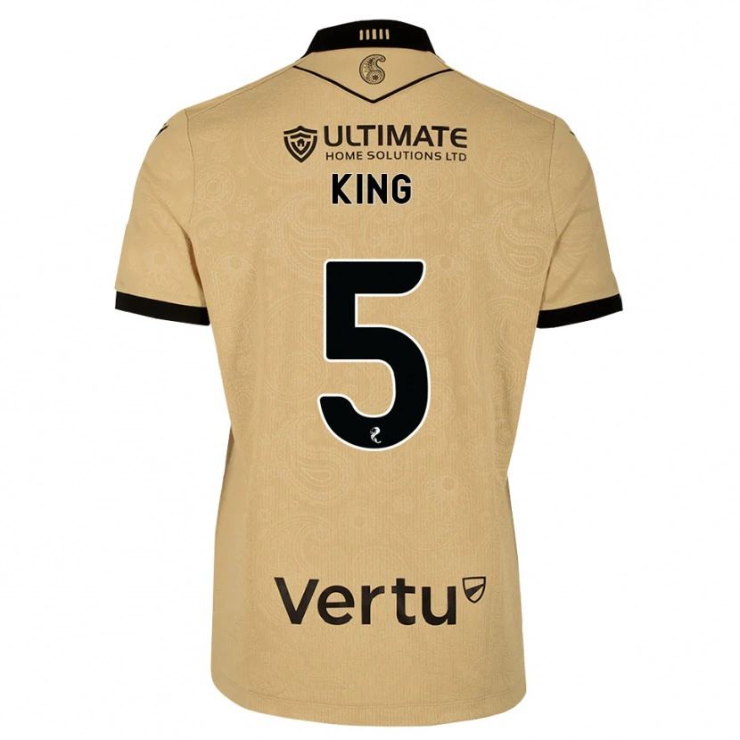 Danxen Heren Richard King #5 Burlywood Zwart Uitshirt Uittenue 2026/27 T-Shirt België