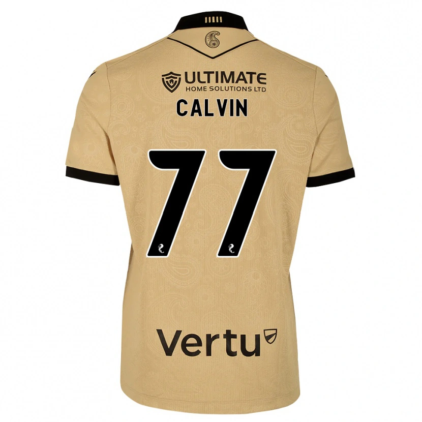 Danxen Heren Jalmaro Calvin #77 Burlywood Zwart Uitshirt Uittenue 2026/27 T-Shirt België