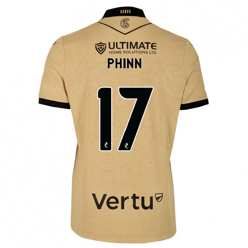 Danxen Heren Shaun Phinn #17 Burlywood Zwart Uitshirt Uittenue 2026/27 T-Shirt België
