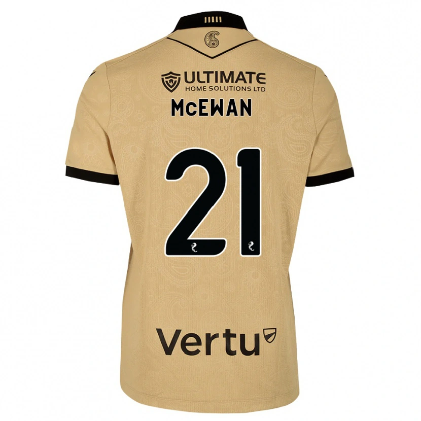 Danxen Heren Carter Mcewan #21 Burlywood Zwart Uitshirt Uittenue 2026/27 T-Shirt België