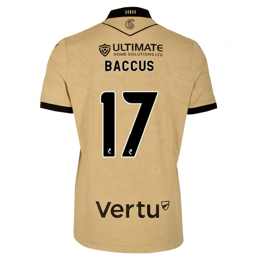 Danxen Heren Keanu Baccus #17 Burlywood Zwart Uitshirt Uittenue 2026/27 T-Shirt België