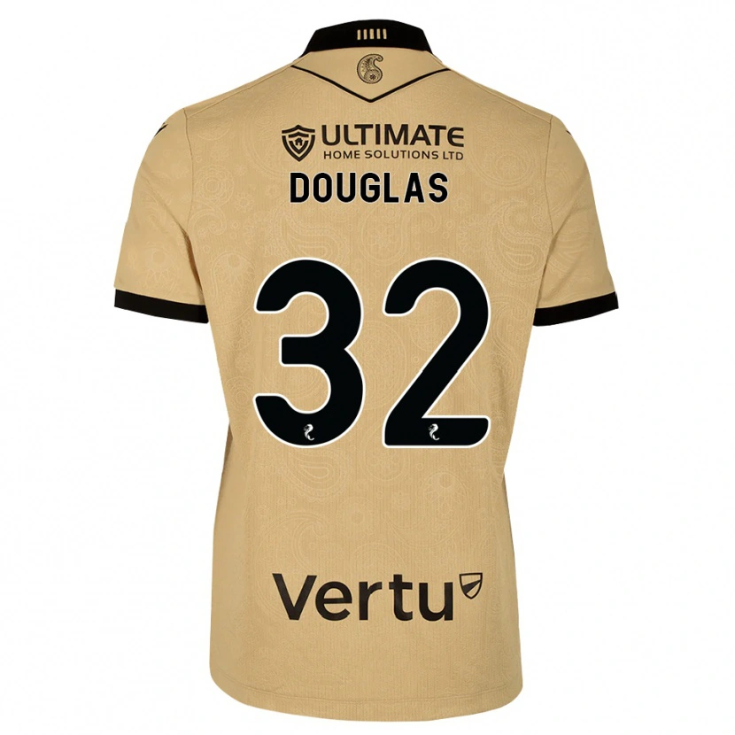 Danxen Heren Luke Douglas #32 Burlywood Zwart Uitshirt Uittenue 2026/27 T-Shirt België