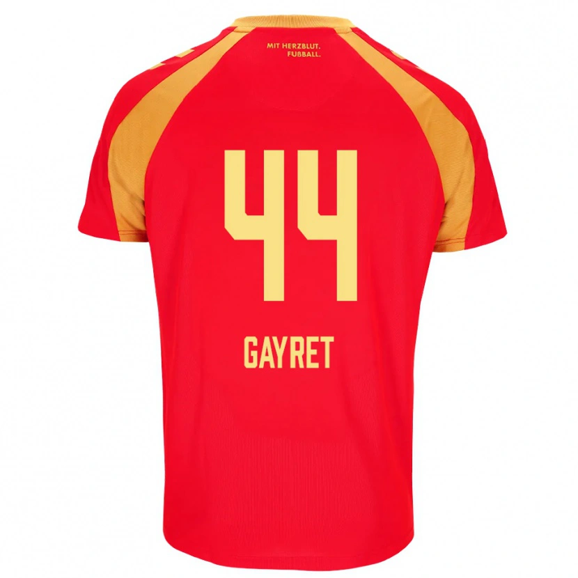 Danxen Heren Timur Gayret #44 Rood Oranje Zwart Uitshirt Uittenue 2026/27 T-Shirt België