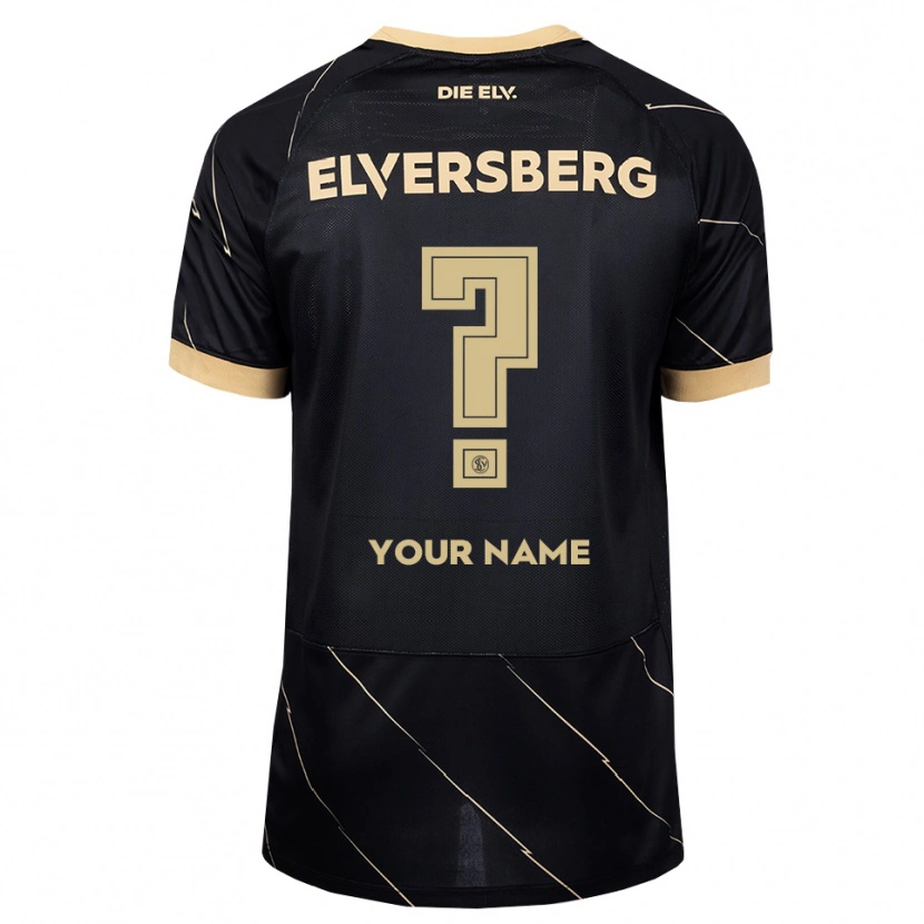 Danxen Heren Uw Naam #0 Zwart Bruin Uitshirt Uittenue 2026/27 T-Shirt België
