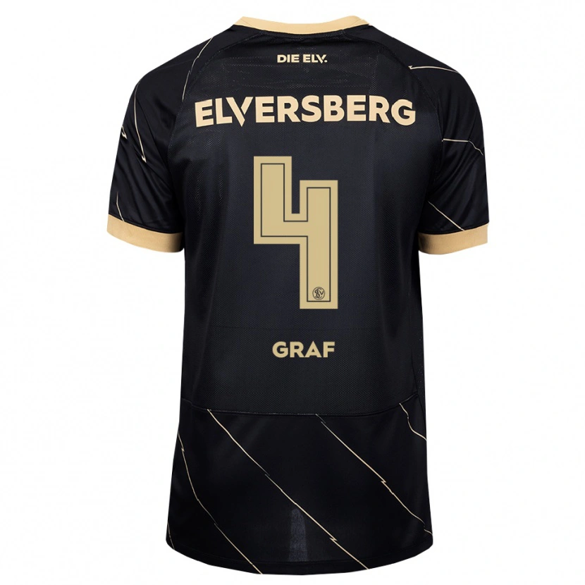 Danxen Heren Matheo Graf #4 Zwart Bruin Uitshirt Uittenue 2026/27 T-Shirt België