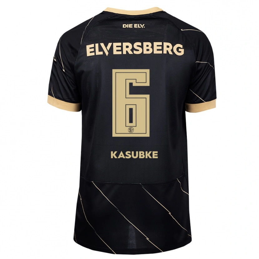 Danxen Heren Manuel Kasubke #6 Zwart Bruin Uitshirt Uittenue 2026/27 T-Shirt België