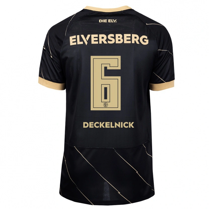 Danxen Heren Tayler Deckelnick #6 Zwart Bruin Uitshirt Uittenue 2026/27 T-Shirt België