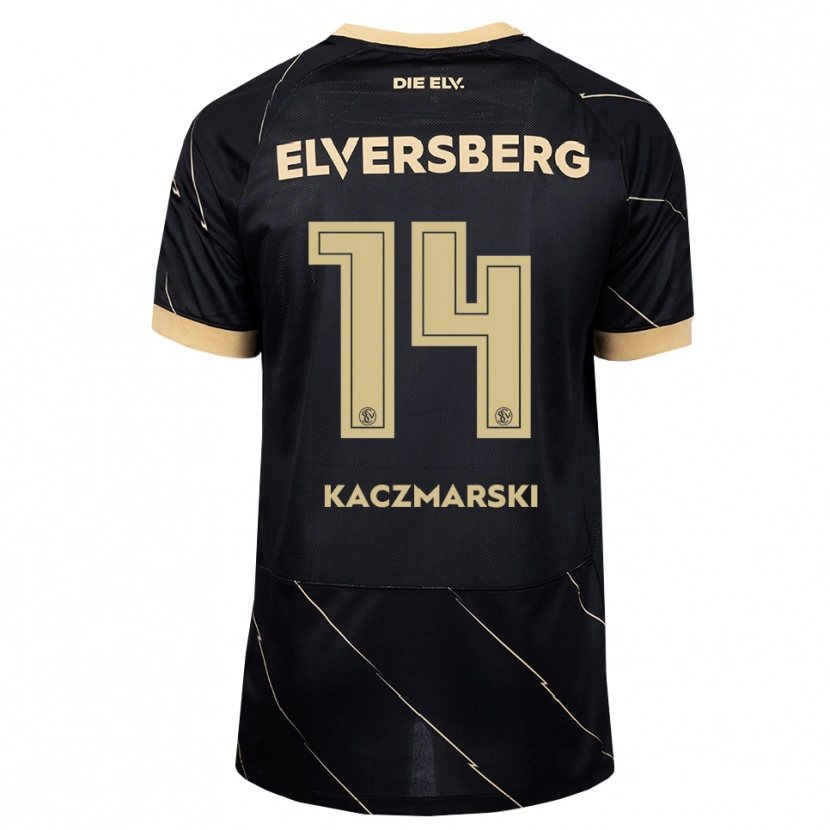 Danxen Heren Piotr Kaczmarski #14 Zwart Bruin Uitshirt Uittenue 2026/27 T-Shirt België