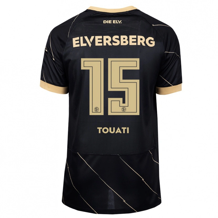 Danxen Heren Naserdine Touati #15 Zwart Bruin Uitshirt Uittenue 2026/27 T-Shirt België