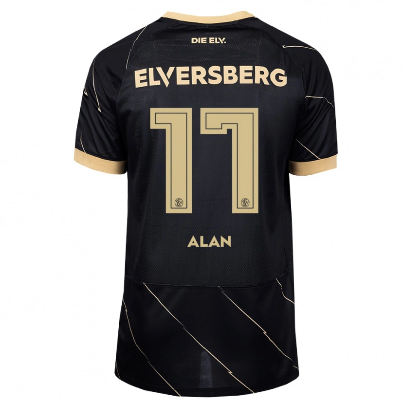 Danxen Heren Alan Rodriguez #17 Zwart Bruin Uitshirt Uittenue 2026/27 T-Shirt België