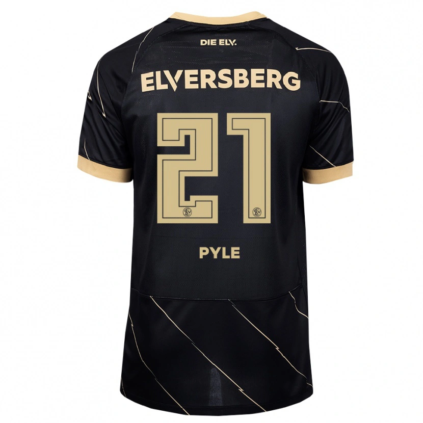 Danxen Heren David Pyle #21 Zwart Bruin Uitshirt Uittenue 2026/27 T-Shirt België
