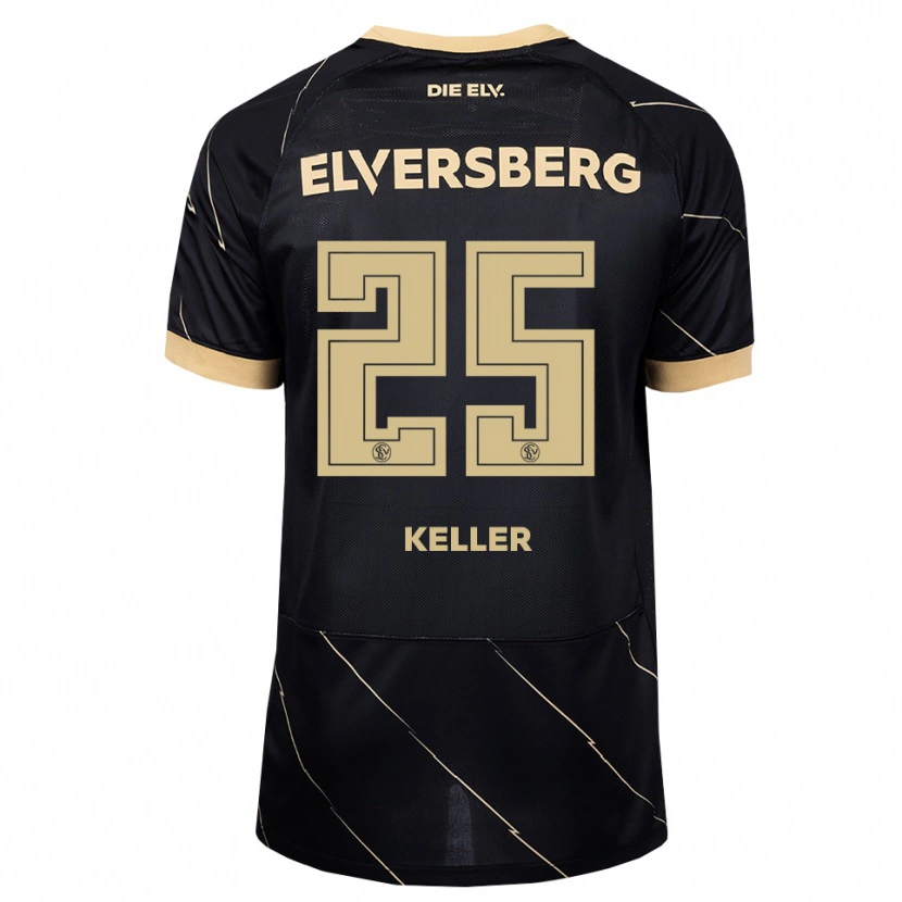 Danxen Heren Tyler Keller #25 Zwart Bruin Uitshirt Uittenue 2026/27 T-Shirt België