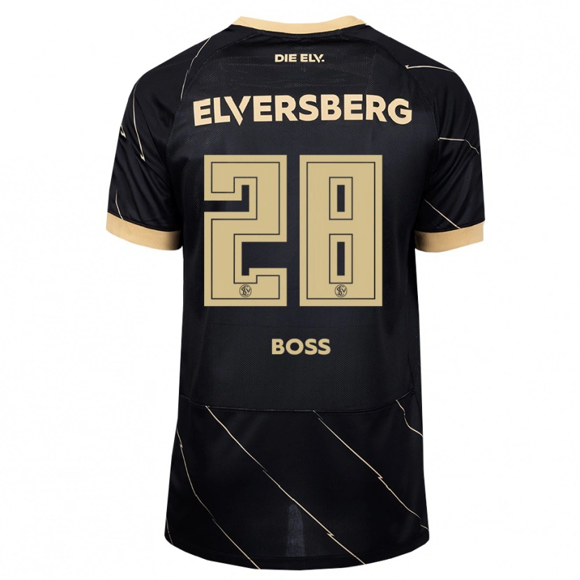 Danxen Heren Tim Boss #28 Zwart Bruin Uitshirt Uittenue 2026/27 T-Shirt België