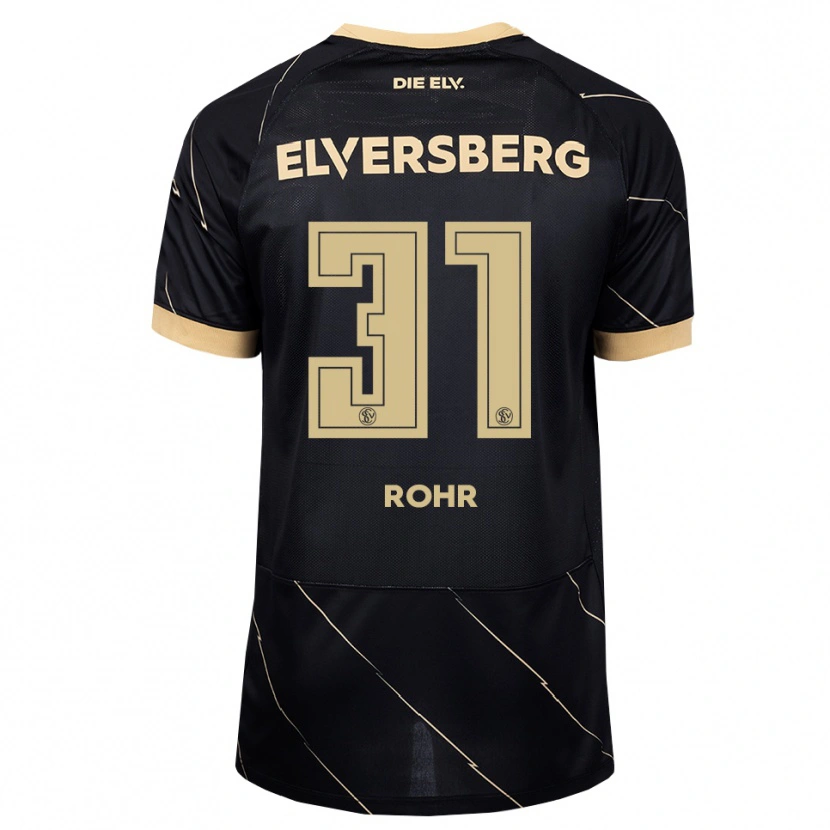 Danxen Heren Maximilian Rohr #31 Zwart Bruin Uitshirt Uittenue 2026/27 T-Shirt België