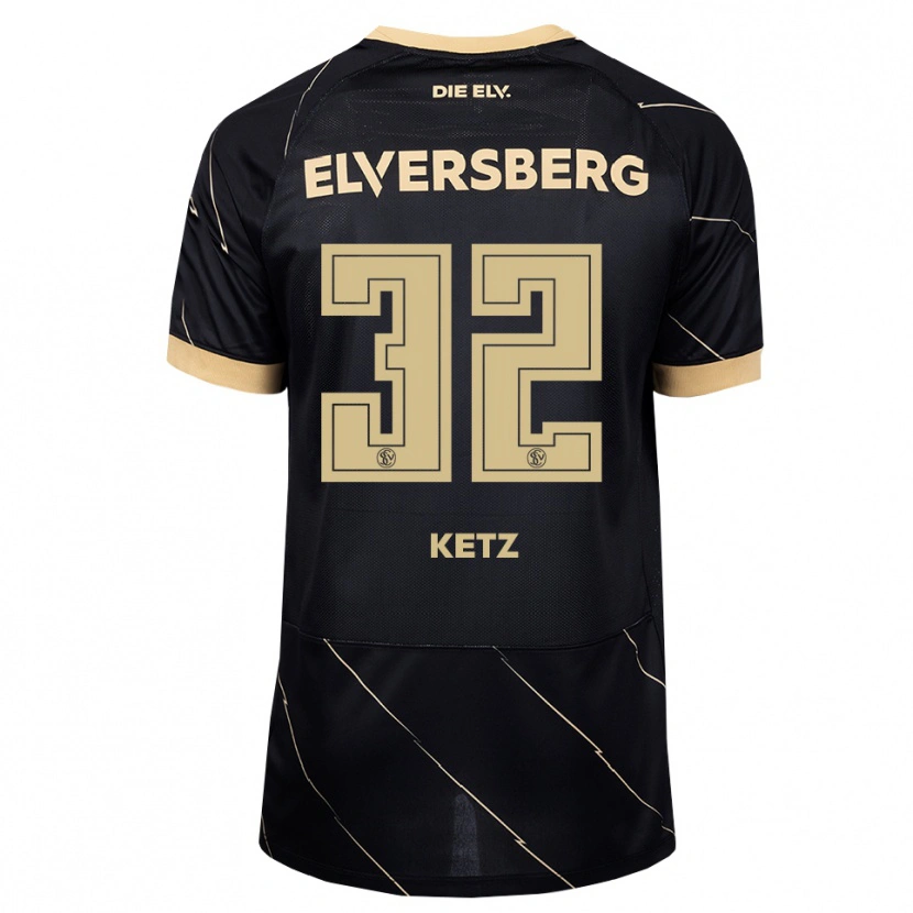 Danxen Heren Maas Ketz #32 Zwart Bruin Uitshirt Uittenue 2026/27 T-Shirt België