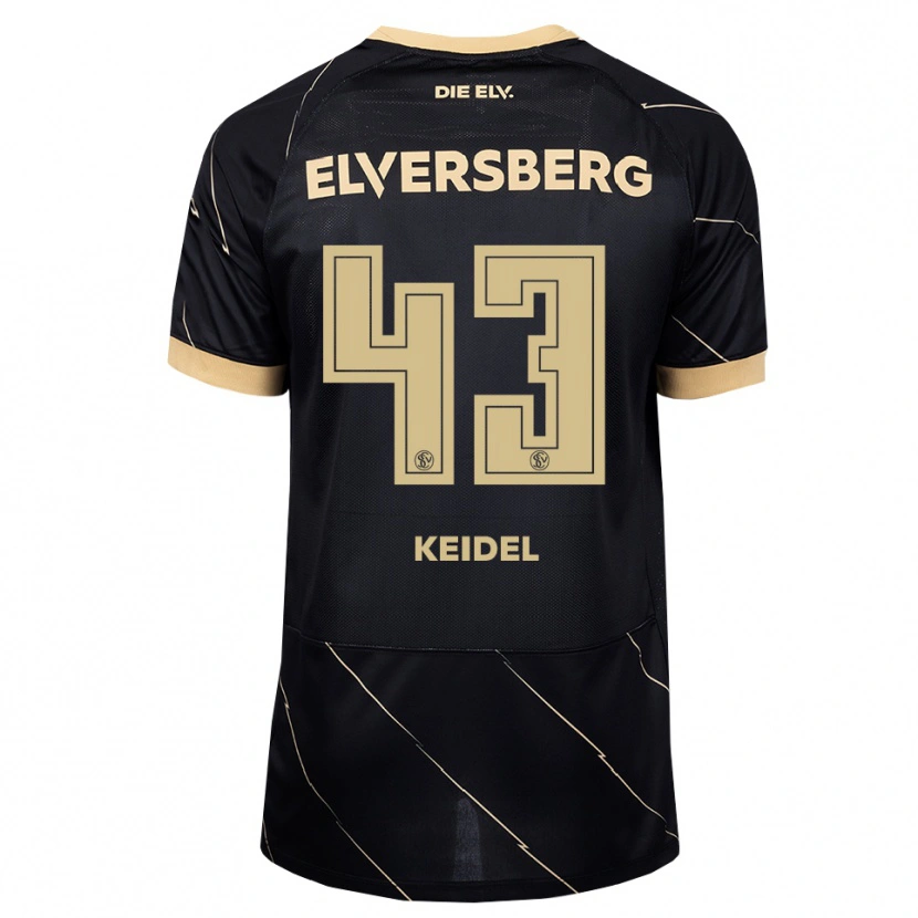 Danxen Heren Felix Keidel #43 Zwart Bruin Uitshirt Uittenue 2026/27 T-Shirt België