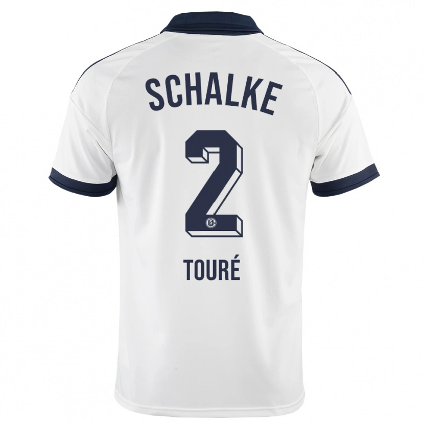 Danxen Heren Tidiane Touré #2 Zwart Wit Uitshirt Uittenue 2026/27 T-Shirt België