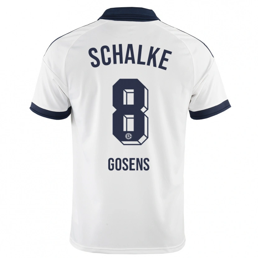 Danxen Heren Robin Gosens #8 Zwart Wit Uitshirt Uittenue 2026/27 T-Shirt België