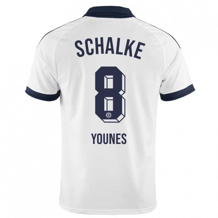 Danxen Heren Amin Younes #8 Zwart Wit Uitshirt Uittenue 2026/27 T-Shirt België