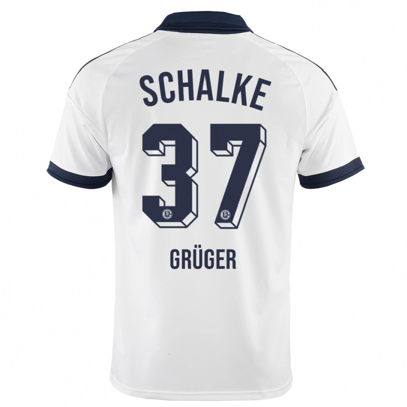 Danxen Heren Max Grüger #37 Zwart Wit Uitshirt Uittenue 2026/27 T-Shirt België