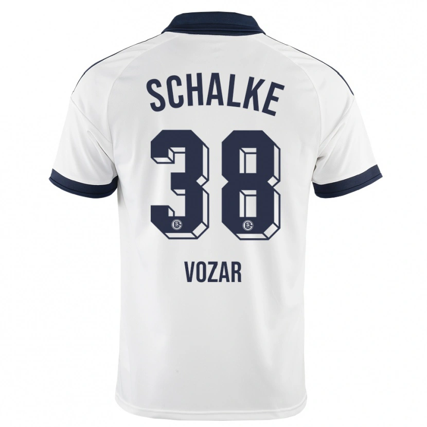 Danxen Heren Luca Vozar #38 Zwart Wit Uitshirt Uittenue 2026/27 T-Shirt België