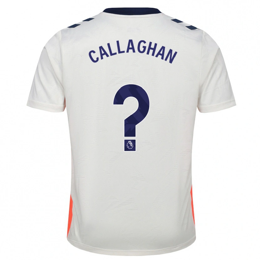 Danxen Heren Charlie Callaghan #0 Wit Oranje Koninklijk Blauw Uitshirt Uittenue 2026/27 T-Shirt België