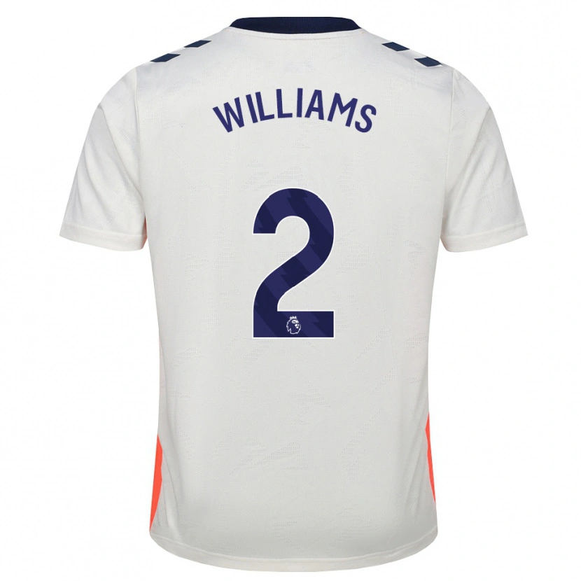 Danxen Heren Thomas Williams #2 Wit Oranje Koninklijk Blauw Uitshirt Uittenue 2026/27 T-Shirt België