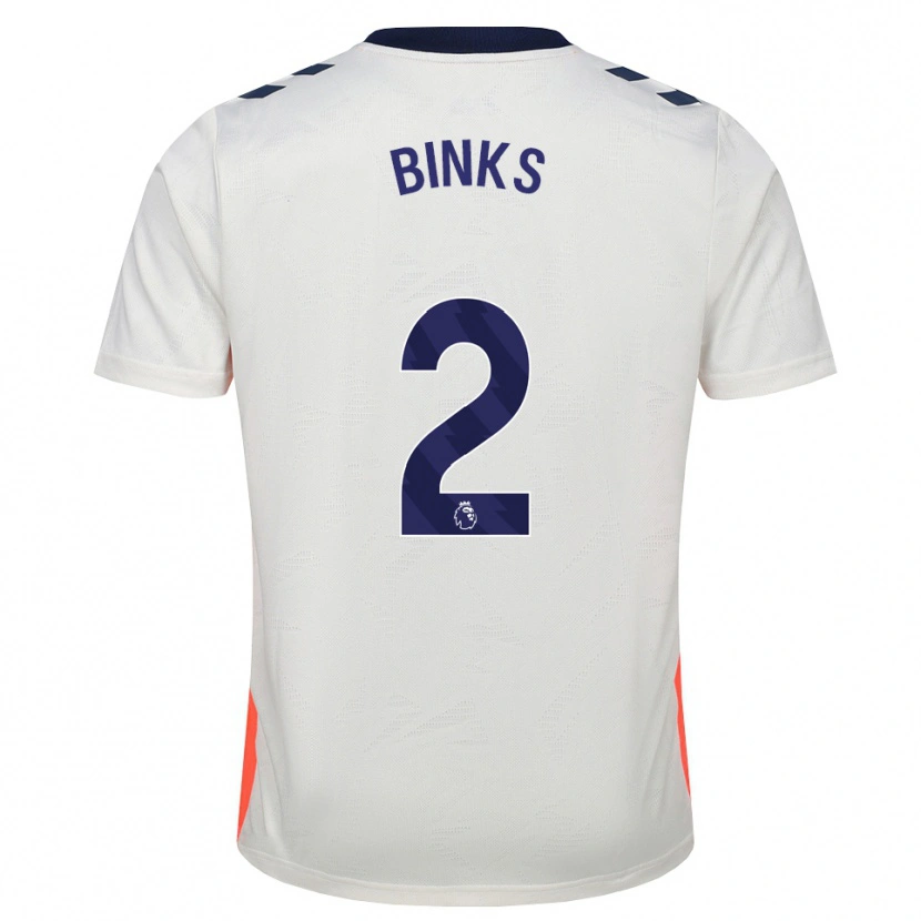 Danxen Heren Luis Binks #2 Wit Oranje Koninklijk Blauw Uitshirt Uittenue 2026/27 T-Shirt België