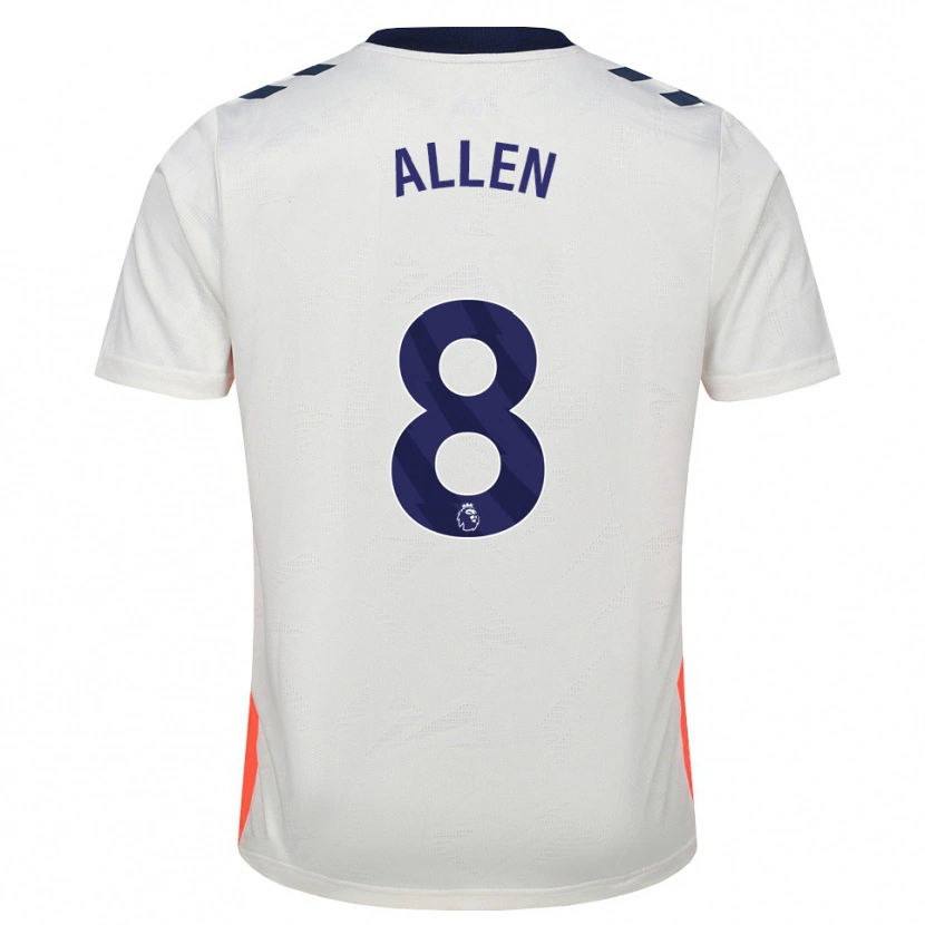 Danxen Heren Jamie Allen #8 Wit Oranje Koninklijk Blauw Uitshirt Uittenue 2026/27 T-Shirt België