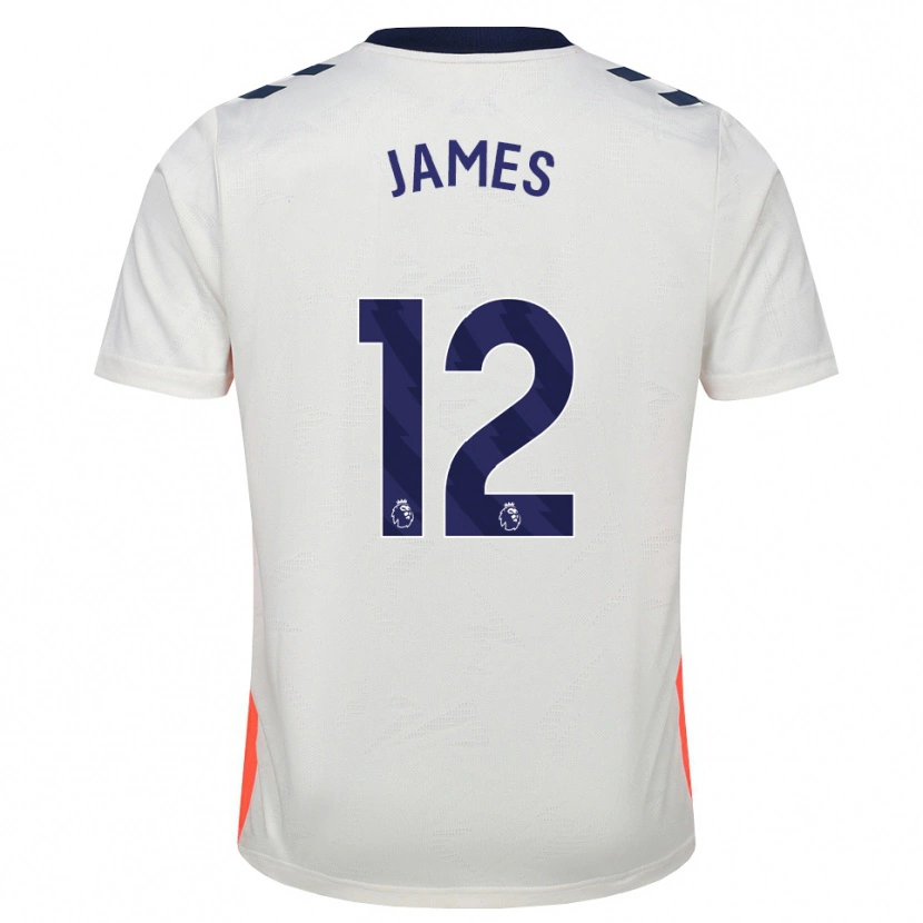 Danxen Heren Jack James #12 Wit Oranje Koninklijk Blauw Uitshirt Uittenue 2026/27 T-Shirt België