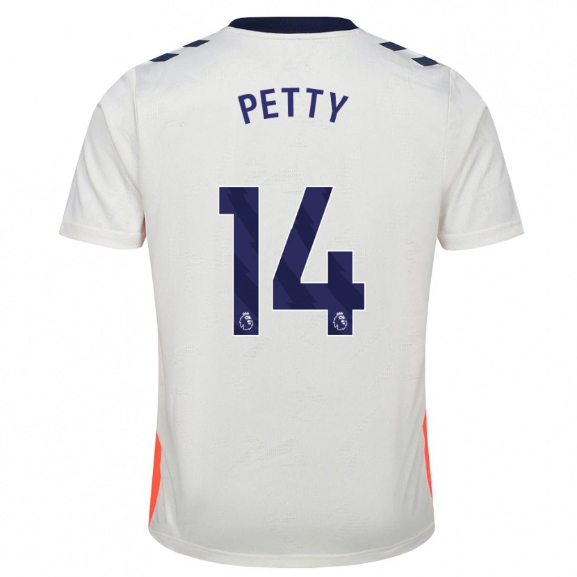 Danxen Heren Billy Petty #14 Wit Oranje Koninklijk Blauw Uitshirt Uittenue 2026/27 T-Shirt België