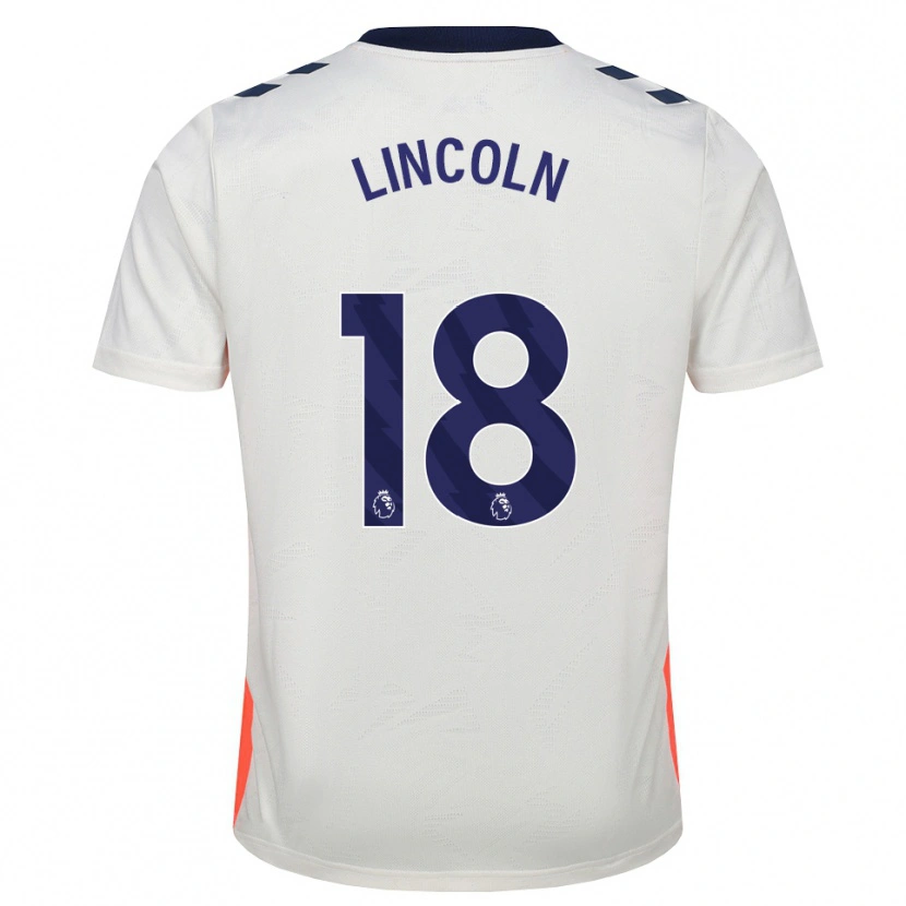 Danxen Heren Khavarni Lincoln #18 Wit Oranje Koninklijk Blauw Uitshirt Uittenue 2026/27 T-Shirt België