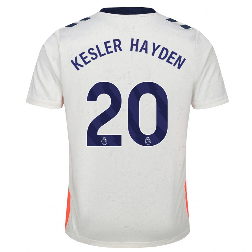 Danxen Heren Kaine Kesler-Hayden #20 Wit Oranje Koninklijk Blauw Uitshirt Uittenue 2026/27 T-Shirt België