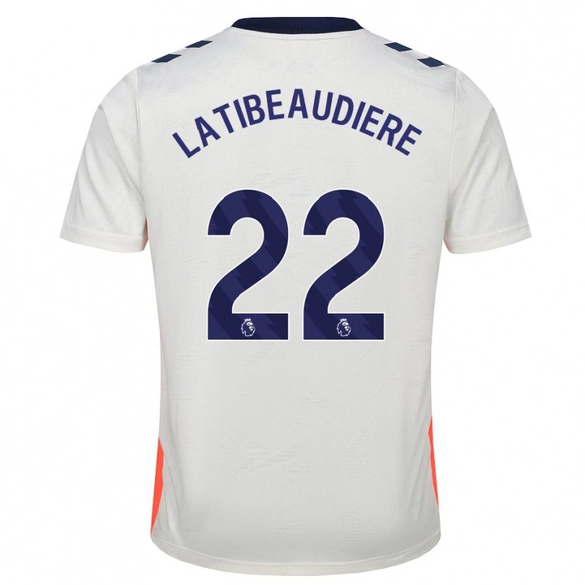 Danxen Heren Joel Latibeaudiere #22 Wit Oranje Koninklijk Blauw Uitshirt Uittenue 2026/27 T-Shirt België