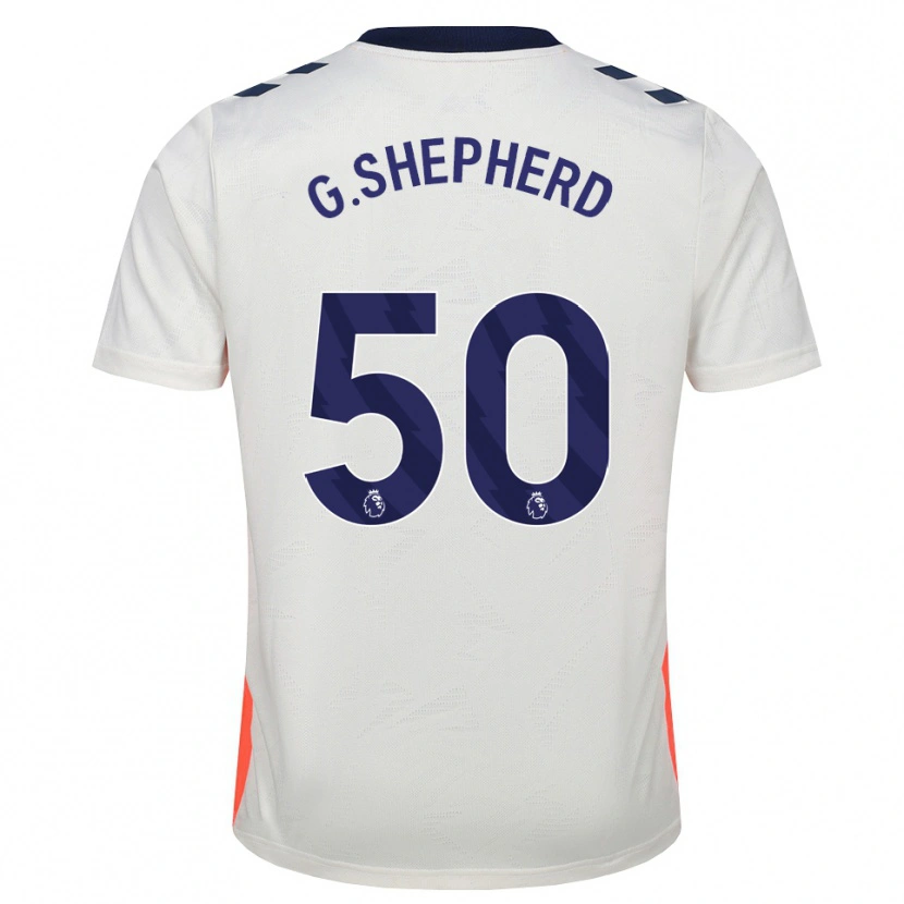 Danxen Heren George Shepherd #50 Wit Oranje Koninklijk Blauw Uitshirt Uittenue 2026/27 T-Shirt België