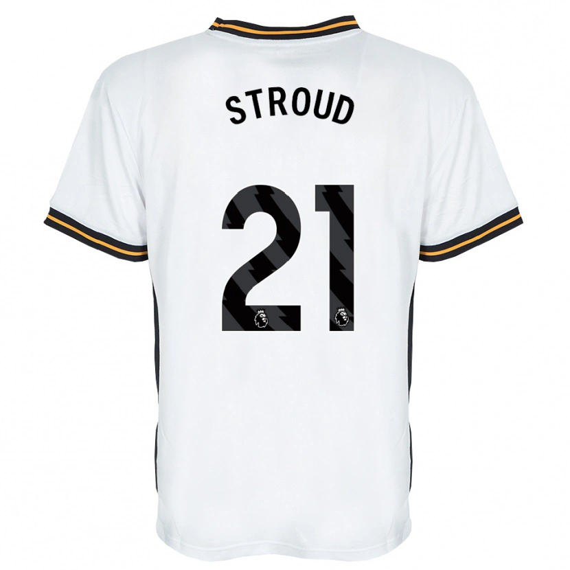 Danxen Heren Elliot Stroud #21 Wit Oranje Zwart Uitshirt Uittenue 2026/27 T-Shirt België