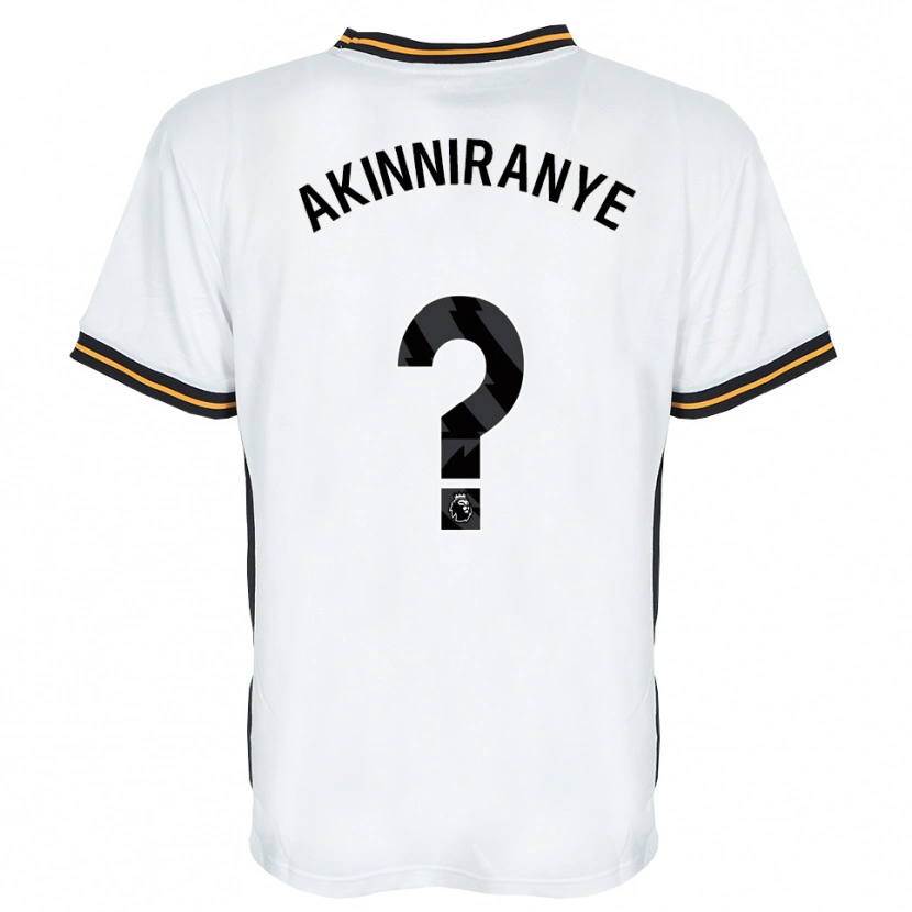 Danxen Heren George Akinniranye #0 Wit Oranje Zwart Uitshirt Uittenue 2026/27 T-Shirt België