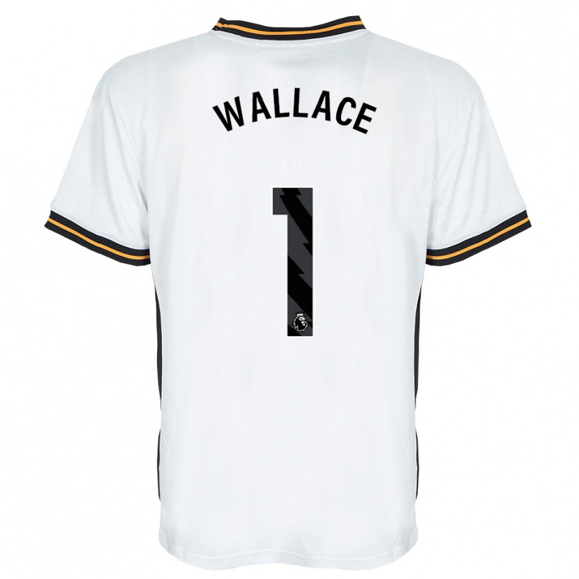 Danxen Heren Abbi Wallace #1 Wit Oranje Zwart Uitshirt Uittenue 2026/27 T-Shirt België