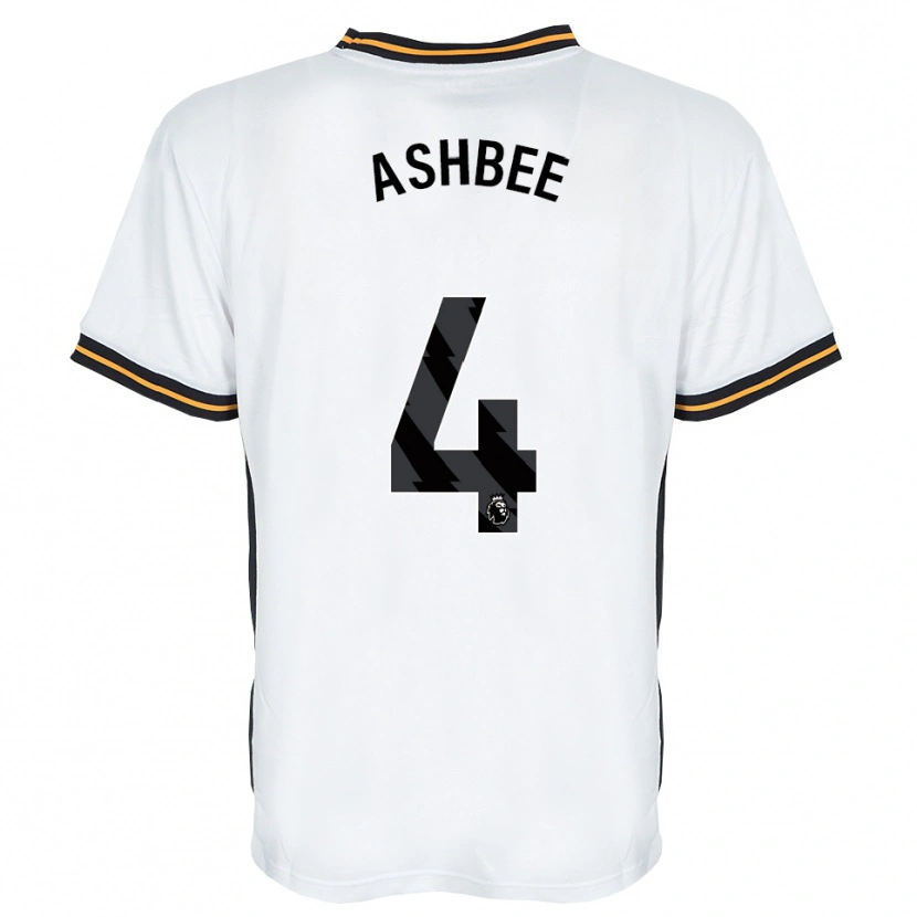 Danxen Heren Stanley Ashbee #4 Wit Oranje Zwart Uitshirt Uittenue 2026/27 T-Shirt België