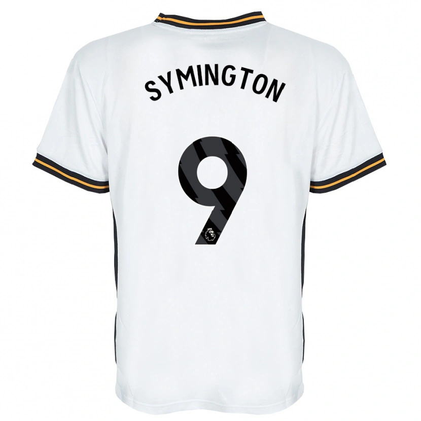 Danxen Heren Jo Symington #9 Wit Oranje Zwart Uitshirt Uittenue 2026/27 T-Shirt België