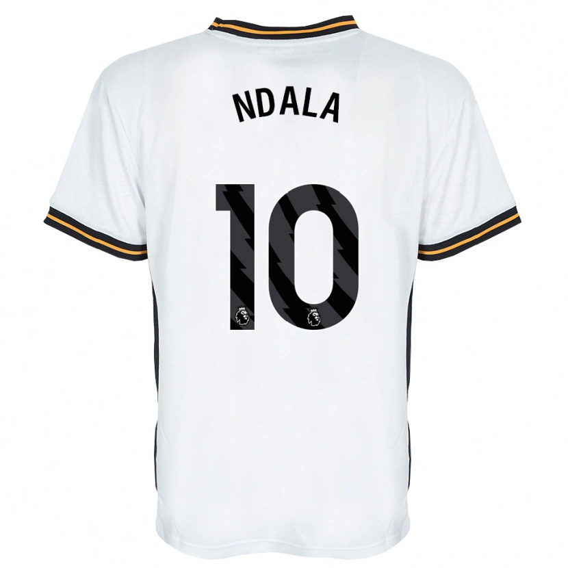 Danxen Heren Joel Ndala #10 Wit Oranje Zwart Uitshirt Uittenue 2026/27 T-Shirt België