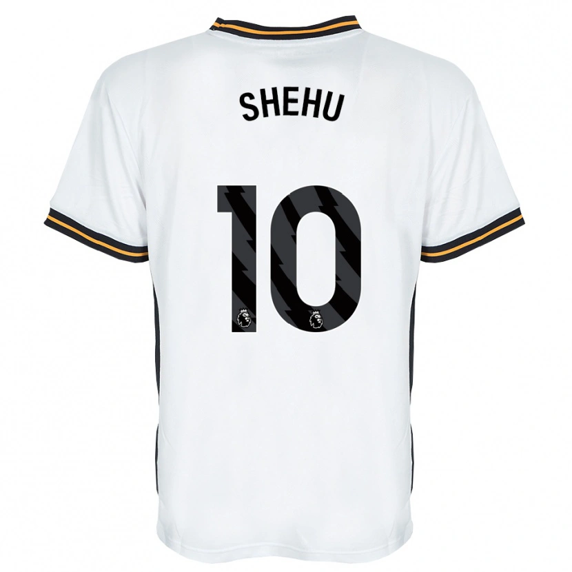 Danxen Heren Aidon Shehu #10 Wit Oranje Zwart Uitshirt Uittenue 2026/27 T-Shirt België