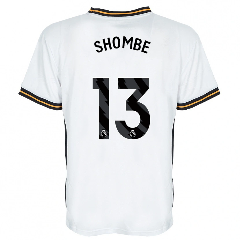 Danxen Heren Khiani Shombe #13 Wit Oranje Zwart Uitshirt Uittenue 2026/27 T-Shirt België