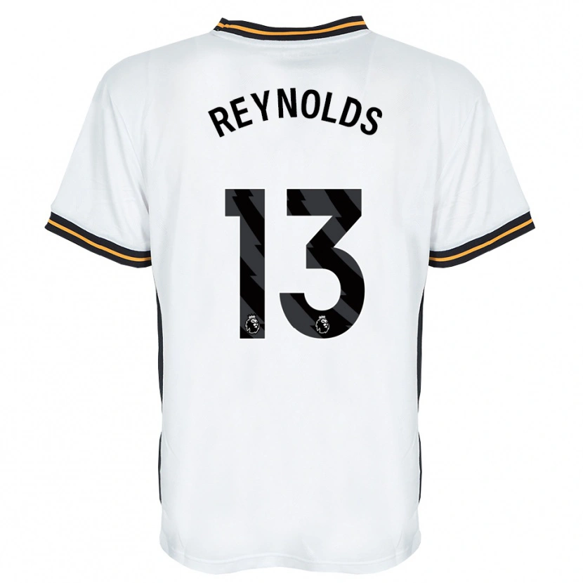 Danxen Heren Kerr Reynolds #13 Wit Oranje Zwart Uitshirt Uittenue 2026/27 T-Shirt België