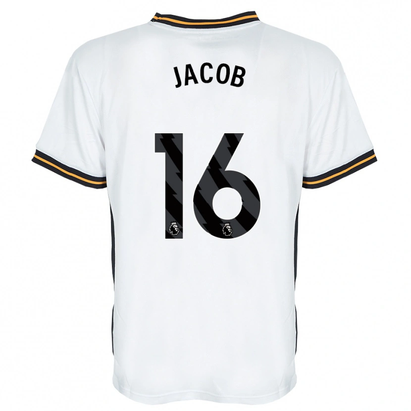 Danxen Heren Matty Jacob #16 Wit Oranje Zwart Uitshirt Uittenue 2026/27 T-Shirt België