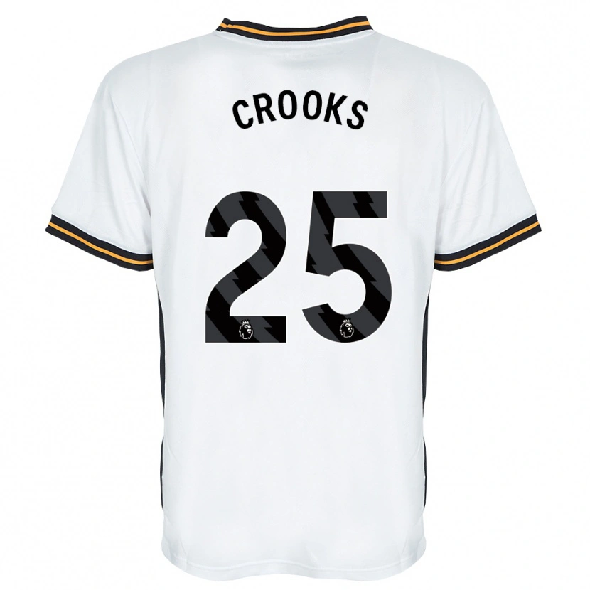 Danxen Heren Matt Crooks #25 Wit Oranje Zwart Uitshirt Uittenue 2026/27 T-Shirt België